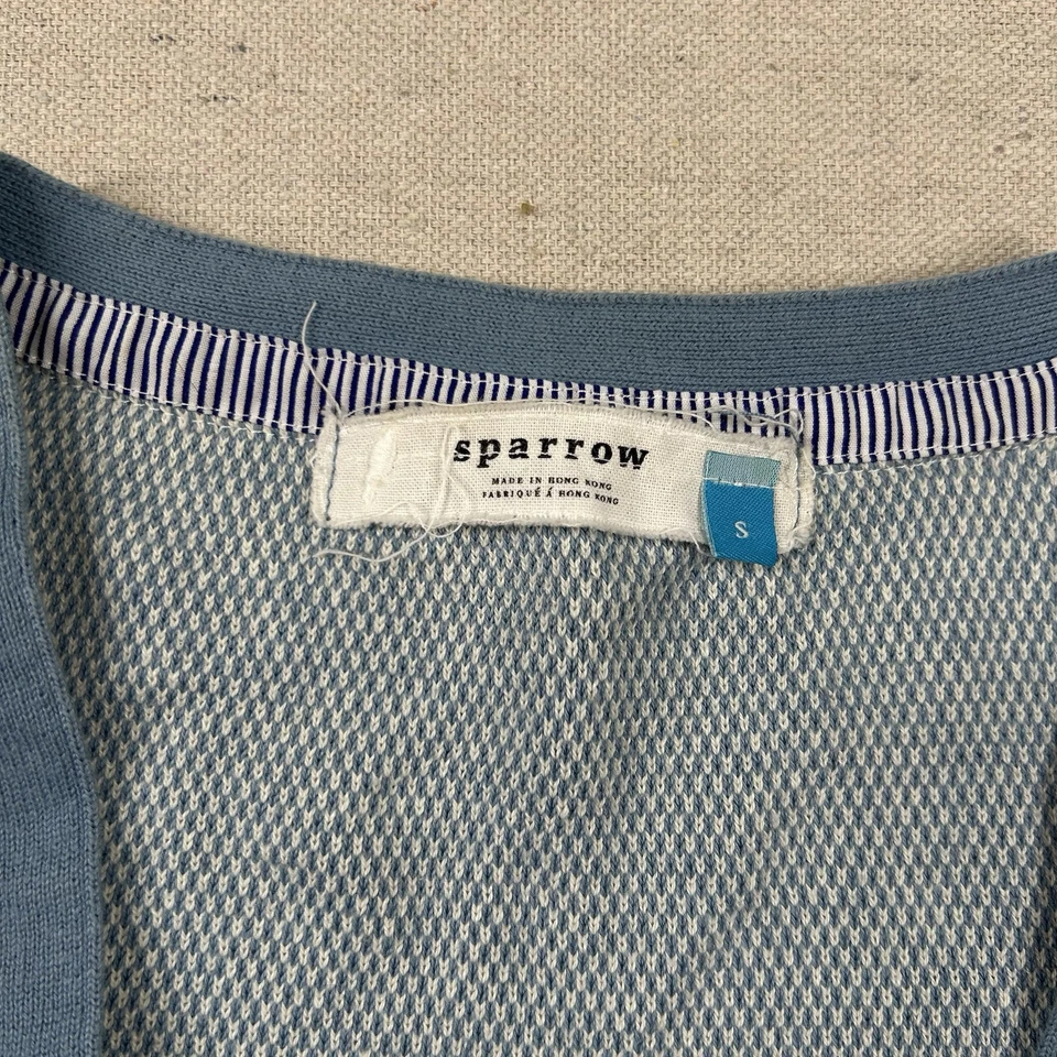 Cárdigan Sparrow Suéter Mujer Pequeño Anthropologie Retro Tejido Maestro Abuelo Foto 3 de 4