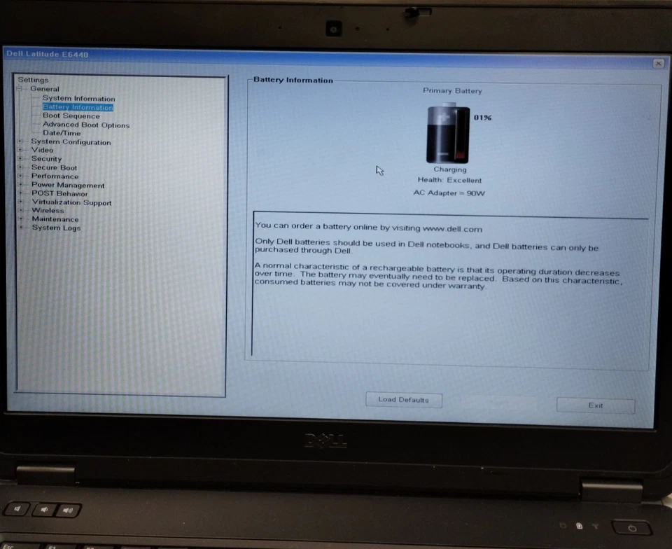 Dell Latitude E6440 14" HD Laptop i5-4200M 8GB RAM Boots/Bios No HDD/OS - Image 4 of 4