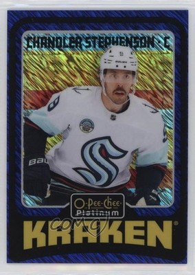 2024 O-Pee-Chee Platinum Retro Blue Luster 29/100 Chandler Stephenson #R23 16fy