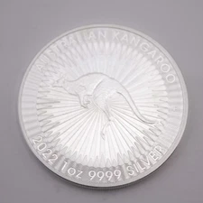 Australian Kangaroo 2022 1 oz 9999 Fine Silver $1 Coin BU