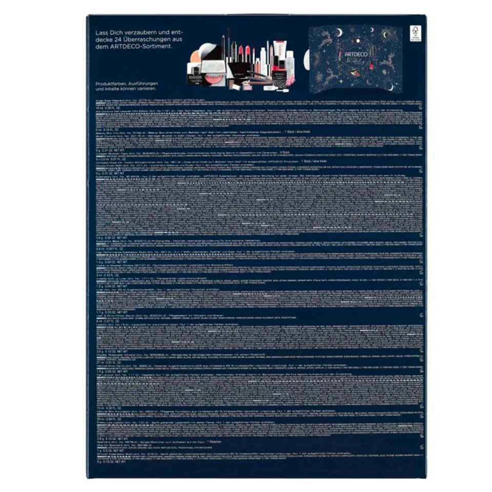 ARTDECO Adventskalender 2025 Hochwertiger Kosmetik Beauty Kalender 24 Make-up - Bild 4 von 4