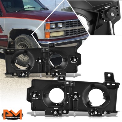 For 88-89 Chevrolet GMC C/K 1500-3500 Left + Right Side Headlight Mount Brackets