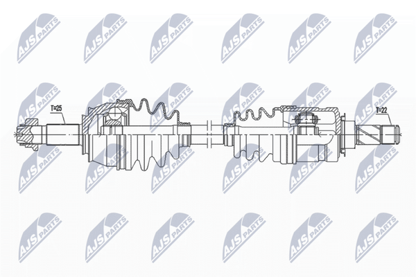 NTY NPW-PL-097 Antriebswelle Vorne Links FüR Opel-image