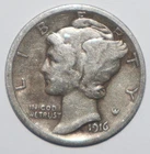 1916 Mercury Dime VF VERY FINE (L224)