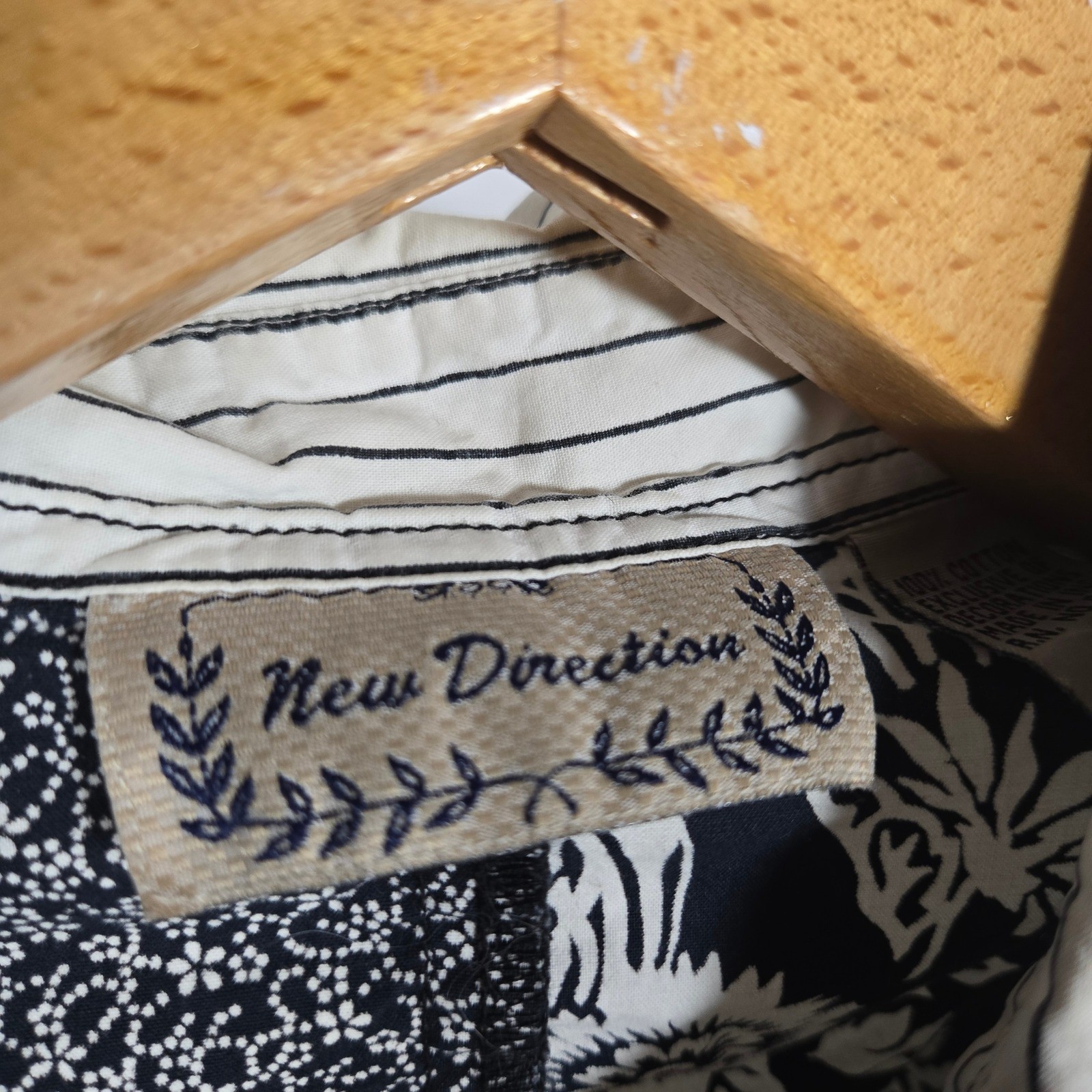 Vtg Y2K New Direction Small Patchwork Floral Butt… - image 6