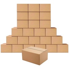 Cardboard Boxes 8 x 6 x 4 inches Small Shipping Boxes, 25 Pack