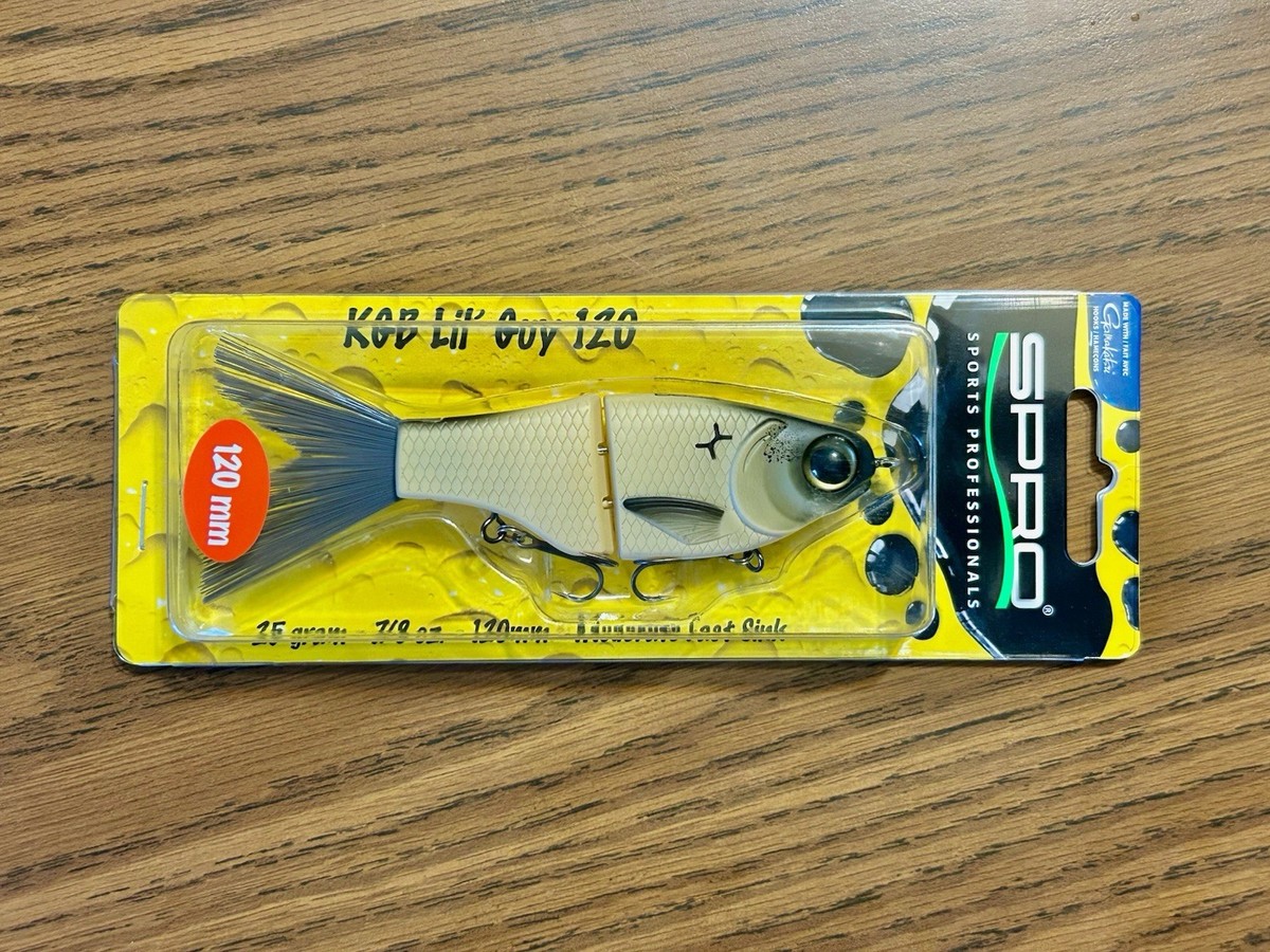 Spro KGB Lil' Guy 120 (Little Chad Shad), 4.5” Swimbait—RARE