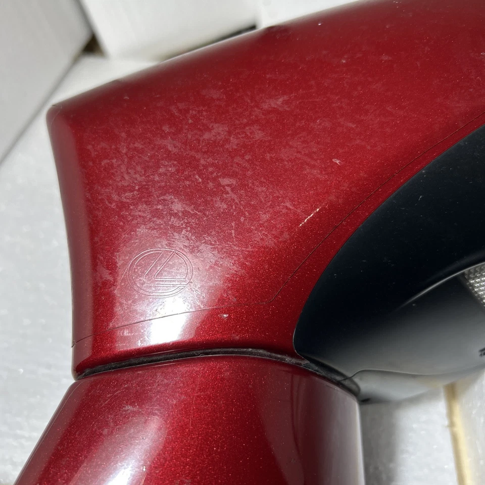 ESPEJO PUERTA LADO CONDUCTOR DERECHO LEXUS CT200h MK1 2011-2014 rojo matador Foto 3 de 4