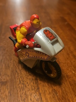 Vintage 1984 Buddy-L Marvel Secret Wars Motorbike Iron Man VTG Motorcycle 