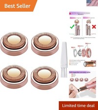 Compact 4 Count Facial Hair Remover Replacement Heads for Generation 1 Device