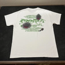Lady Gaga Chromatica Shirt Mens Large White 2020 Album Tracklist Graphic Tee