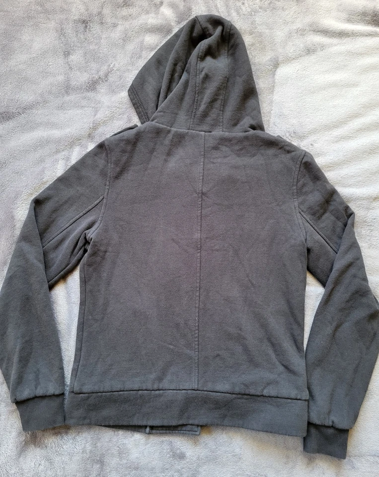 Roxy Sudadera con Capucha Negra Estilo Punk o Moto Doble Pecho Cremallera Sudadera Y2k Gótico Foto 2 de 4