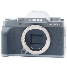 Fujifilm X-T200 24.2MP Mirrorless Camera Body Dark Silver [Near Mint] From JAPAN