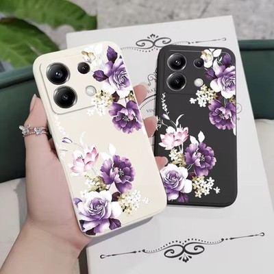 Handyhülle für Xiaomi 14T 13T 11T Redmi Note 14 13 12 Pro Peonien Stoßfeste Case