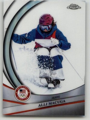 2026 Topps Chrome U.S. Winter Olympic Alli Macuga Refractor #167 USA