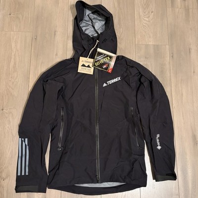 Adidas Terrex Gore-Tex Pro Terrex Tech Rock Black White Men Jacket Size Small