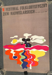 Poster Folk Festival 1963 Rnkx, Affiche Vintage Haute Qualité, 50x70cm