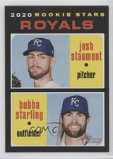 2020 Topps Heritage Rookie Stars Josh Staumont Bubba Starling #247 3d5