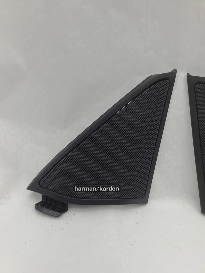 OEM 2010-2016 Mercedes W212 E350 Front Door Panel Tweeter Speaker Cover Set - Image 3 of 4