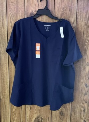Scrub Top 2XL Unisex V Neck Men s Women Scrubstar Premium Indigo Ultra Soft