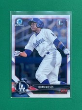2018 Bowman Chrome Prospects #BCP19 Johan Mieses 1st Bowman Chrome