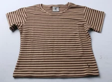 Saint Paradiso Women's Cropped Super Soft Stretch Tee JL3 Mocha Medium