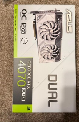 ASUS Dual GeForce RTX 4070 SUPER 12GB GPU Gaming Graphics Card