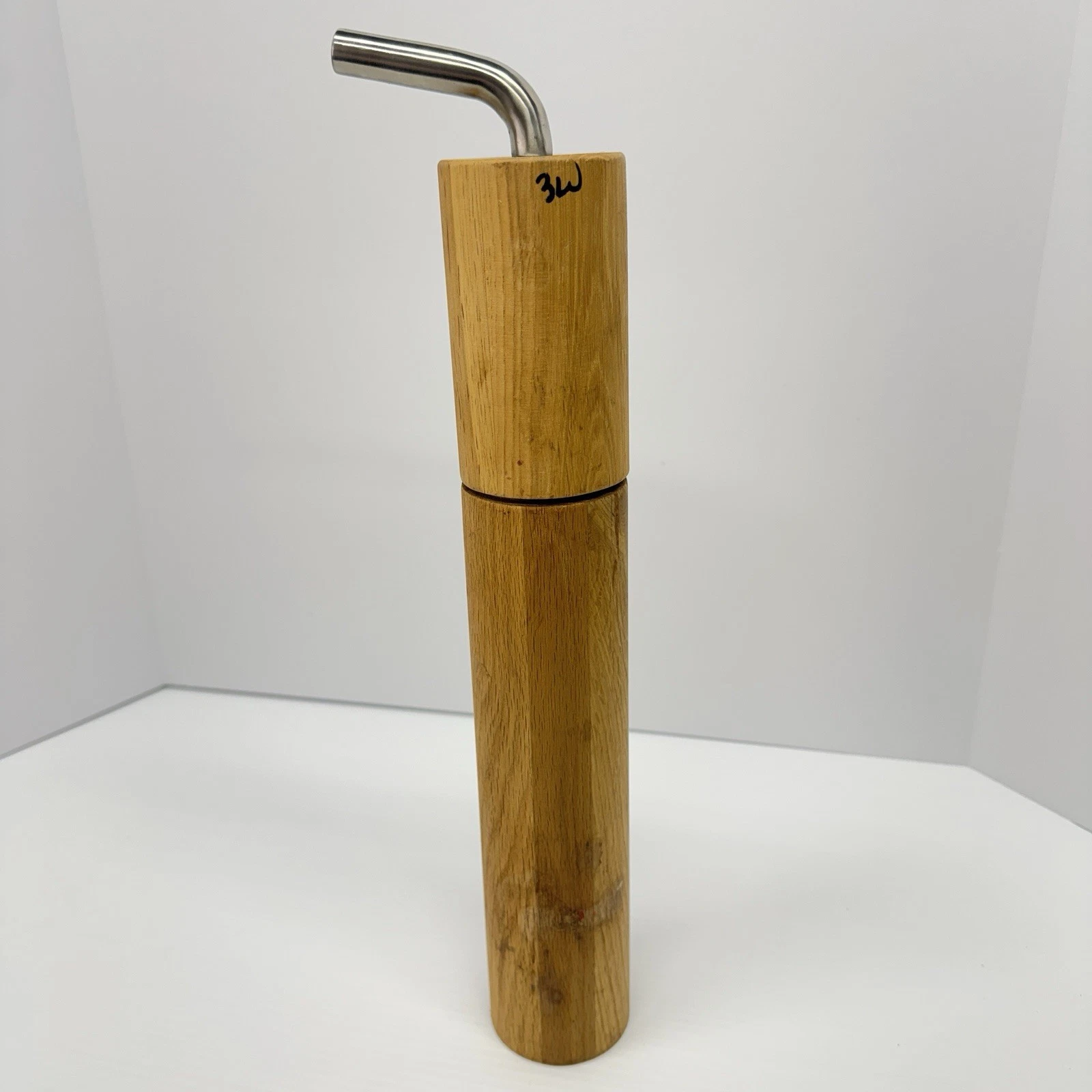 Sagaform 17.5" Edge Large Oak Wooden Spice Mill CrushGrind Pepper Salt 450mm