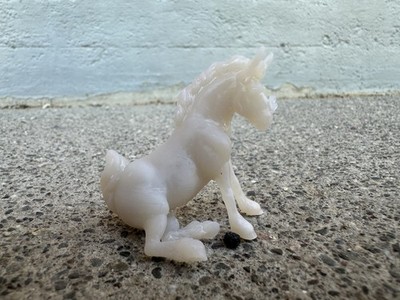 Cotton Donkey Mule Butterfly Resin Model Horse 1 1/2  Printed Ponies Bunny Tale