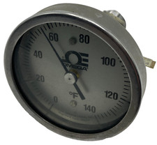 OMEGA ENGINEERING THERMOMETER 0-140F W/ THERMO COUPLE 1121303