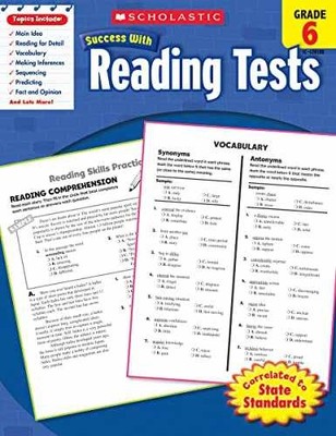 Scholastic Success With Reading Tests: - Paperback, by Scholastic - Very Good o