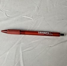 Lexapro Advertising Pen Red Translucent Black Ink Doctor Drug Pharma Rep Ad