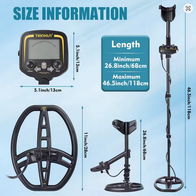 TIANXUN TX 850M Pro Metal Detector, Very Sensitive, Discrimination
