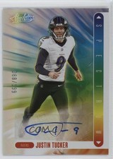 2024 Panini Absolute Spectrum Signatures /199 Justin Tucker #SS-JTR Auto 1oa8