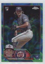 2023 Chrome Update Blue & Green Lava Lamp Refractor /125 Thad Ward Thaddeus 09wc