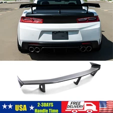 Rear Wing Trunk Spoiler For Chevy Camaro 2016-2022 ZL1 1LE Style Carbon Fiber US