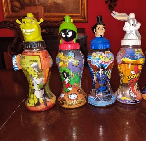 Shrek, Marvin the Marian, Bugs and Wolverine BellyWashers - unopened/new