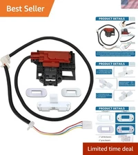 Upgraded Washer Lid Lock Switch Assembly W10238287 & Strike Compatible Brands