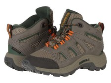 Merrell Unisex Kid's OAKCREEK MID LACE WATERPROOF Backpacking Boot, BOULDER, 7