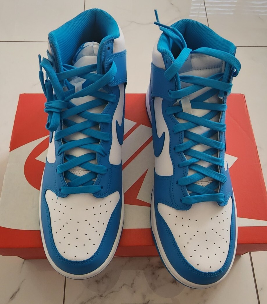 Nike Dunk High Retro Laser Blue 2022 Size 11.5 DEADSTOCK | eBay