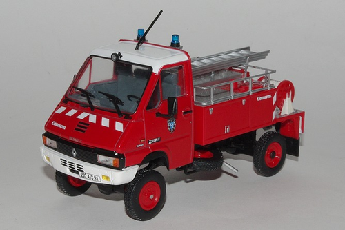 Camion Pompier Renault B110 4x4 Miniature – ALERTE 0097 – échelle 1/43