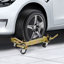 Car Wheel Dolly Lever Type Galvanized Steel 2204lbs For Moving Vehicle Suv Sedan