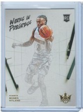Bones Hyland 2021-22 Panini Court Kings #3 Works in Progress Denver Nuggets