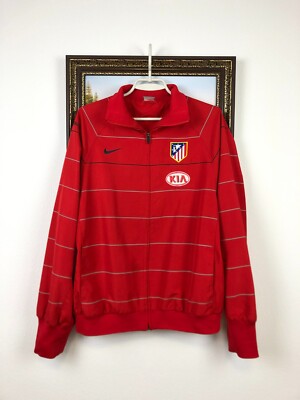 Vintage Nike Atletico Madrid Football Jacket Soccer Track Top Rare