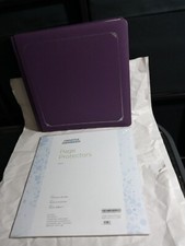 Creative Memories 12x12 True Size Purple Album with Pages  1 set of Protectors