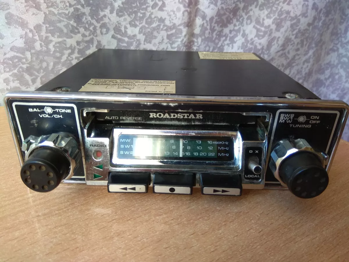 RARE Vintage antique old Car Radio Autoradio retro auto roadstar rs 2800