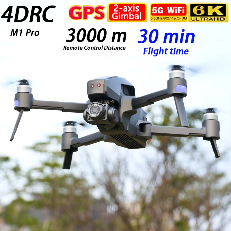 4DRC M1 GPS WIFI FPV RC Drone 2 axis Gimbal 6K HD Camera