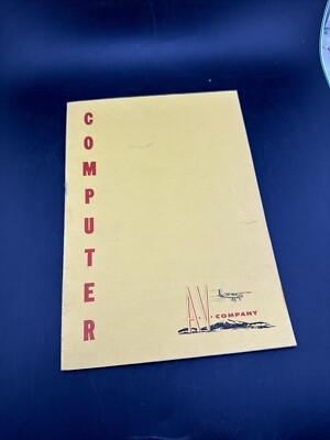   A.V. Audio Visual Aviation Ground School Computer Simplified Book 1964
