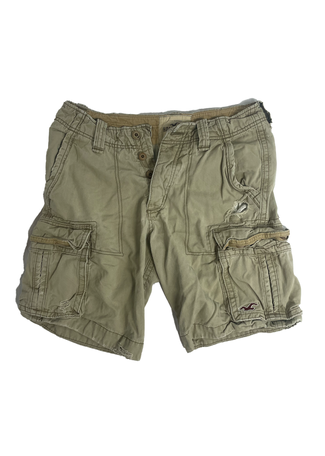 Vintage Hollister Cargo Shorts Men’s 30 Khaki