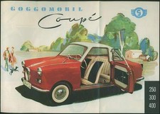 Goggomobil Coupé Glas Werke Dingolfing Prospekt Verkaufsprospekt brochure RP